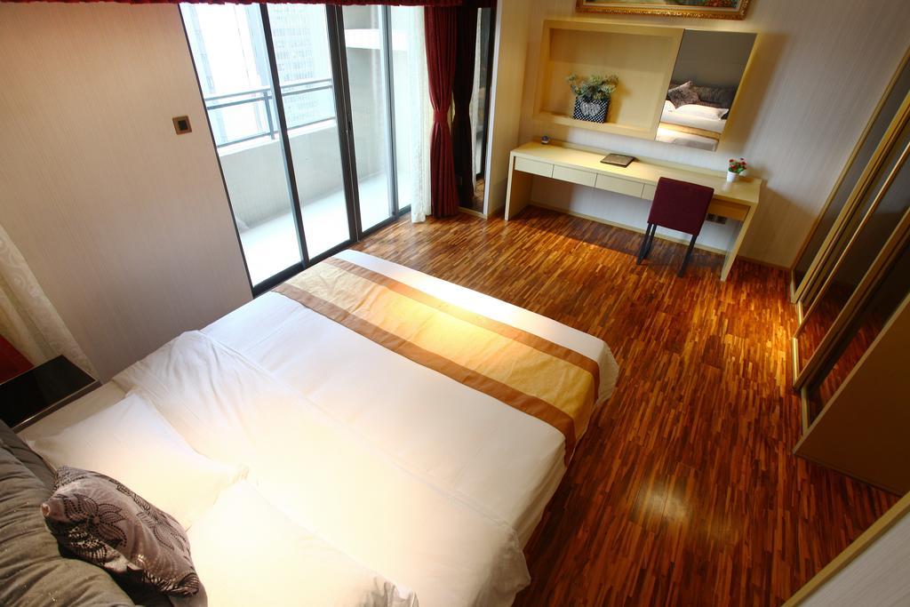 Heefun Apartment Hotel Guangzhou - Poly D Plaza Branch Szoba fotó