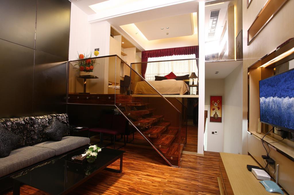 Heefun Apartment Hotel Guangzhou - Poly D Plaza Branch Szoba fotó