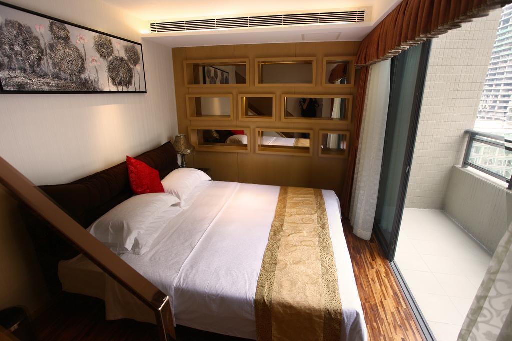 Heefun Apartment Hotel Guangzhou - Poly D Plaza Branch Szoba fotó