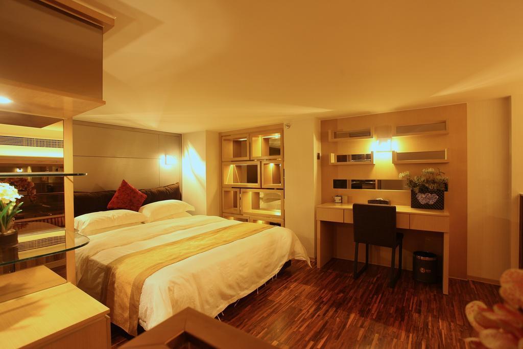 Heefun Apartment Hotel Guangzhou - Poly D Plaza Branch Szoba fotó