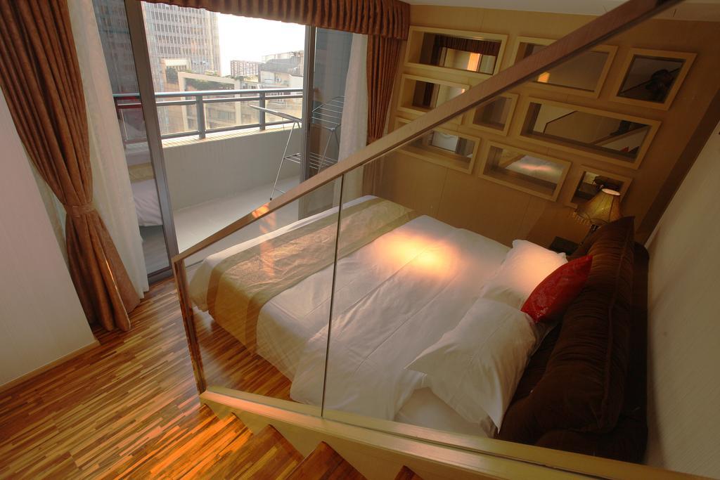 Heefun Apartment Hotel Guangzhou - Poly D Plaza Branch Szoba fotó